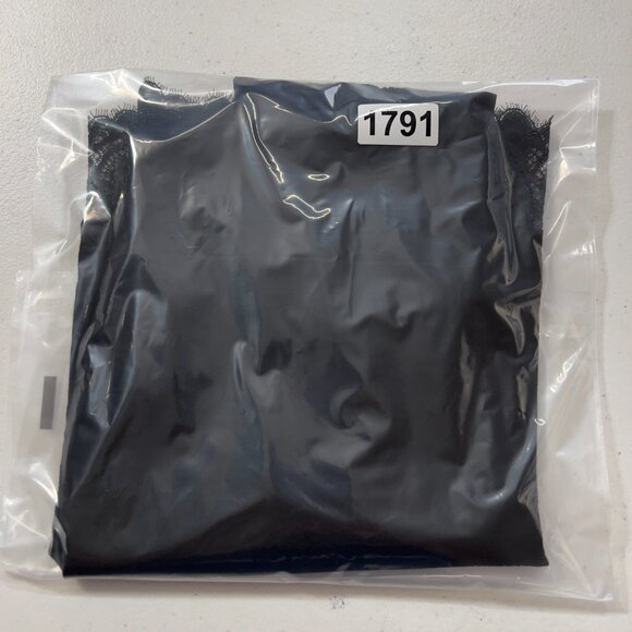 Free People Intimately Black One-Shoulder Lace Mini Cocktail Dress XS NWT - Picture 11 of 11